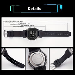 Waterproof Sports Belt Hand Light Watch
