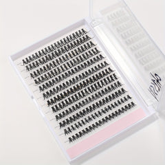240pcs 40D Eyelash Cluster Extension D Curl Mixed Tray Faux Mink Lashes
