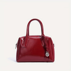 Vintage Women's Handbag Large Capacity Briefcase Soft Shoulder Bag Tote