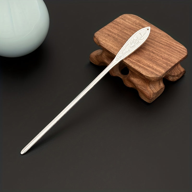 Lotus Flower Hair Pin Metal Hair Stick Non Slip Hair Decoration For Women Girls
