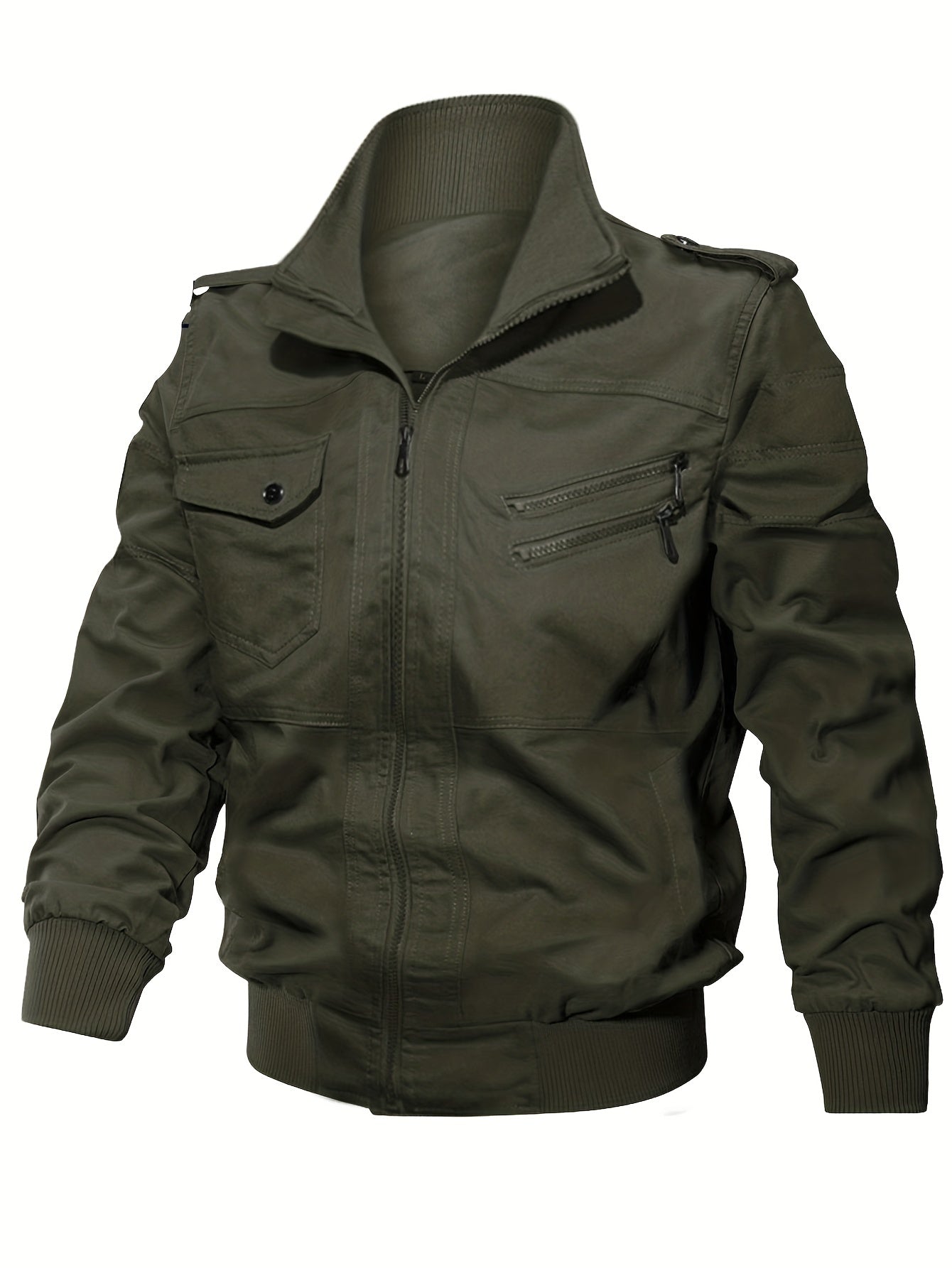 Men's Military Jacket Casual Outwear Lightweight Spring Falls