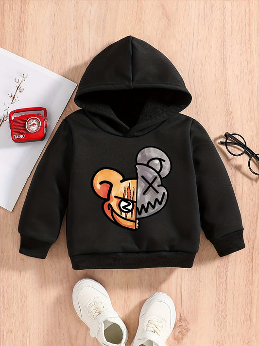 Bear Pattern Baby Boys Hoodie For Spring Fall Winter