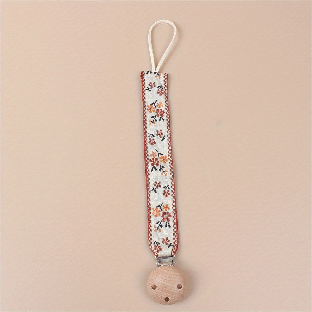 Baby Pure Cotton Pacifier Clip - BPA Free Teether Chain