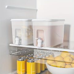 Large Capacity Beverage Dispenser With Faucet, 4L Cold Kettle For Fruit Juice