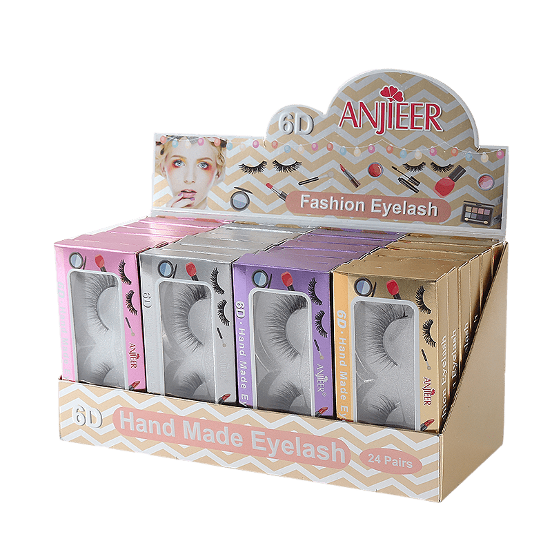 24 Pairs Natural Thick 3D Mink Eyelashes for Long Lasting Natural Look