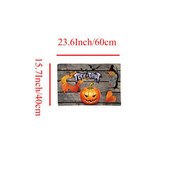 Halloween Pumpkin Pattern Area Rug Non-slip Kitchen Mat