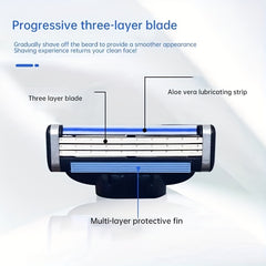 Men's 3-Layer Blade Manual Razor