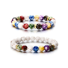 Seven Colors Energy Bracelet Agate Natural Chain