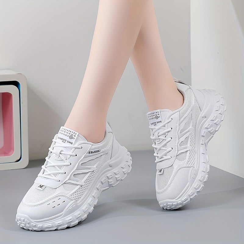 Women's Platform Sports Shoes Breathable Outdoor Running Sneakers