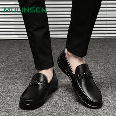 Men's Moccasin Loafer Shoes Non-Slip Driving Shoes Spring Summer