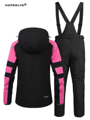 Women's Windproof Ski Set Jacket & Trouser Activewear