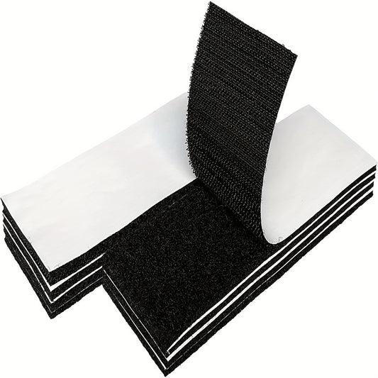 6 Pairs 2 3 9 Inch 5 Hook Loop Strips Adhesive Strong Fasten Mounting Tape