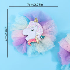 2pcs Unicorn Hair Clips - Perfect Holiday Gift for Girls