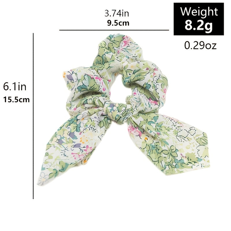 Floral Hair Ring Fabric Elastic Hair Rope Hair Accessories