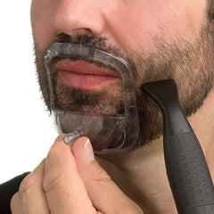 5pcs Transparent Beard Styling Tool and Shaving Template Set for Men