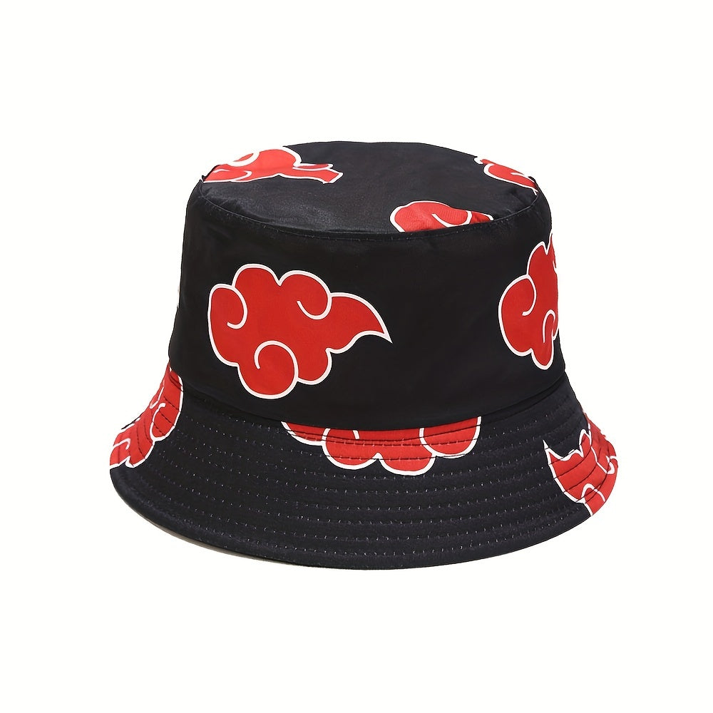 Anime Cloud Sunshade Bucket Hat for Outdoor Sports