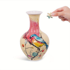 3D Puzzle Vase Flower Vase for Adults 164 Arc-Shaped Pieces Floral Decor Gift