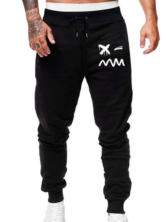Face Print Men s Sports Trousers Casual Joggers Pants