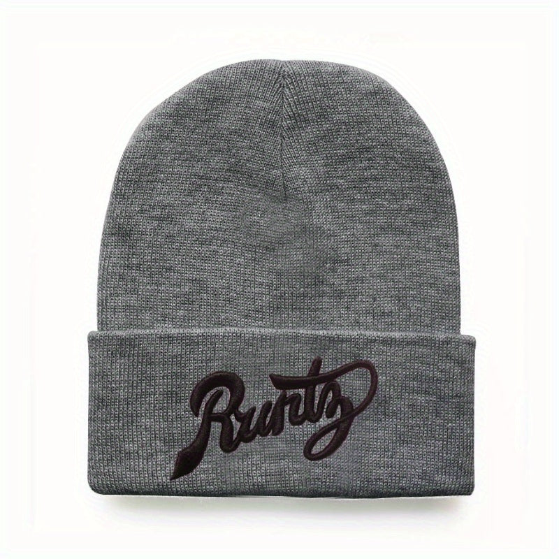 Embroidered Cold Hip Hop Knitted Hat
