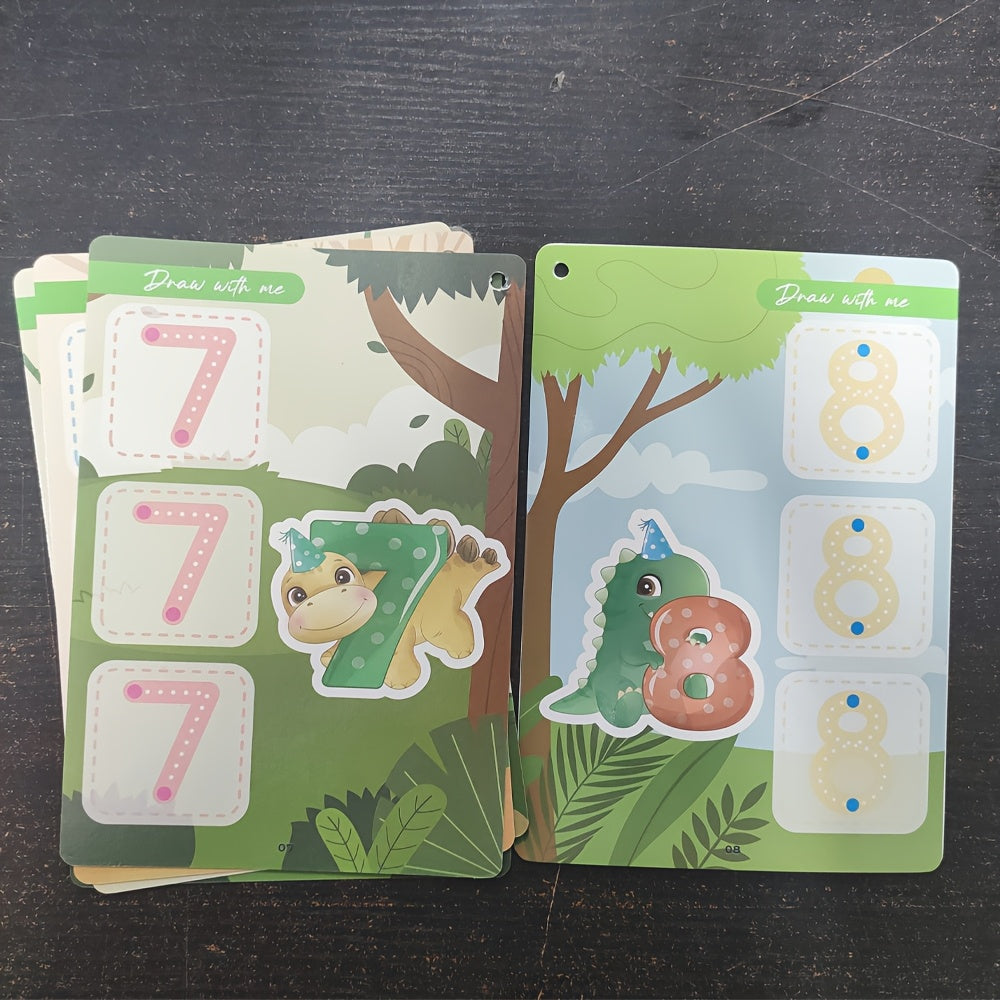 Interactive Tracing Workbook for Number & Alphabet Practice