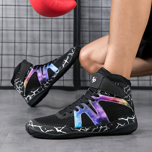 Men's Wrestling Shoes Non Slip Boxing Sneakers For Outdoor Activities