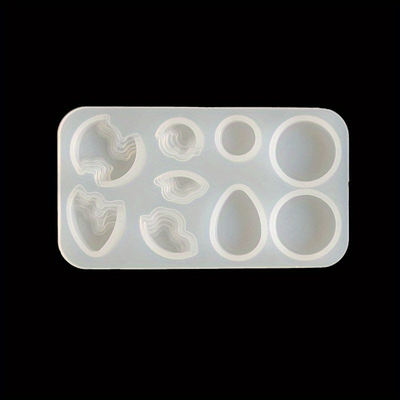 Island Resin Pendant Silicone Molds for DIY Craft Making