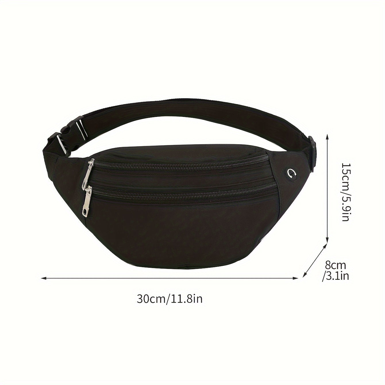 Waist Bag Fanny Pack Crossbody Bag Sports Running Travel Hiking Lightweight