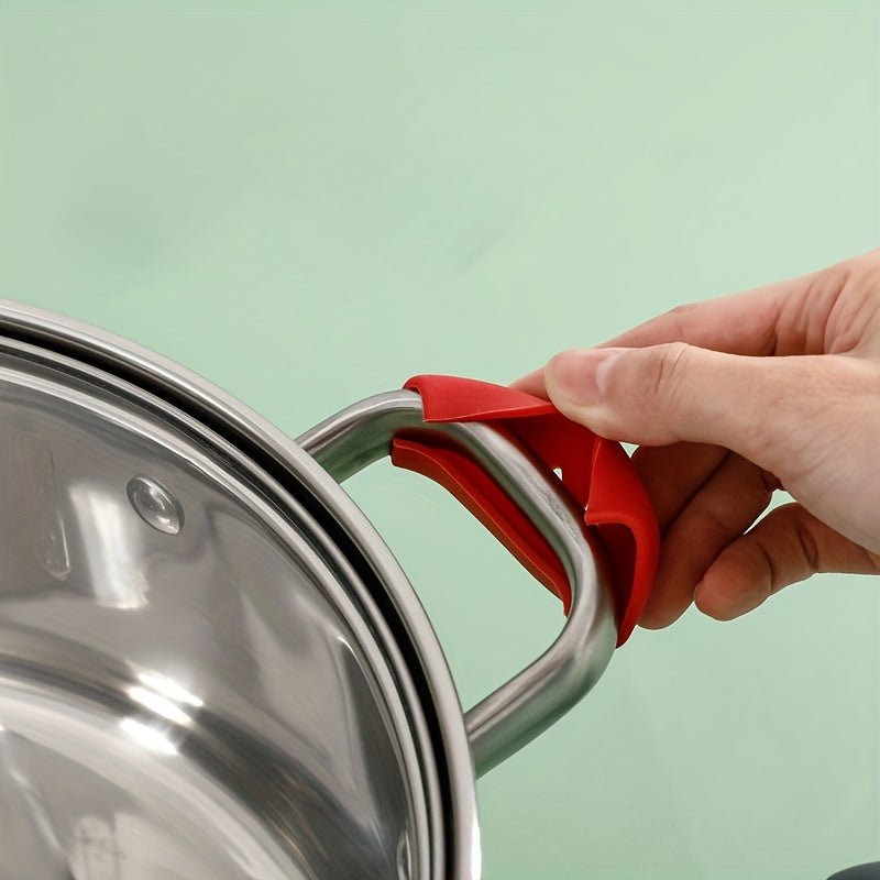 2Pcs Pan Handle Case Fadeless Skid Resistance Kitchen Gadgets