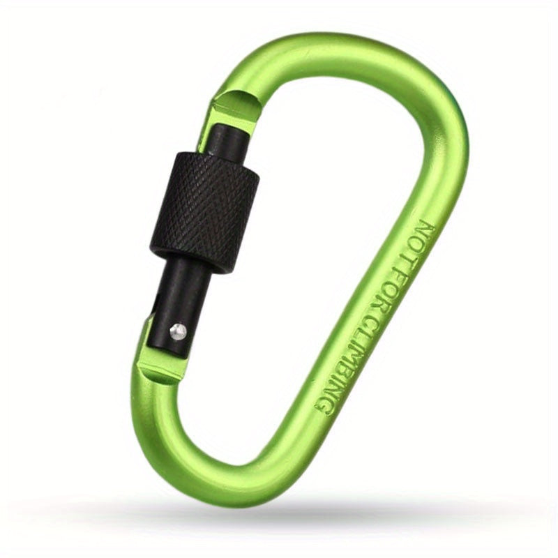 Aluminum Carabiner Outdoor Safety Buckle with Keychain