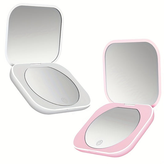 Double Sided LED Vanity Mirror 1X2X Magnification