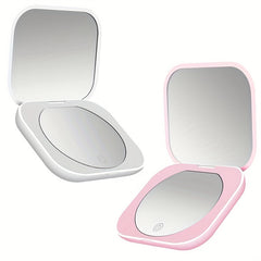 Double Sided LED Vanity Mirror 1X2X Magnification