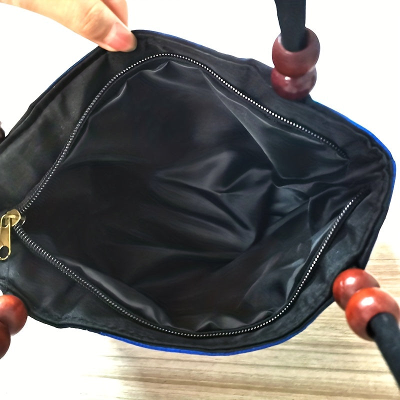 Flower Embroidered Ethnic Bag Casual Handbag For Women
