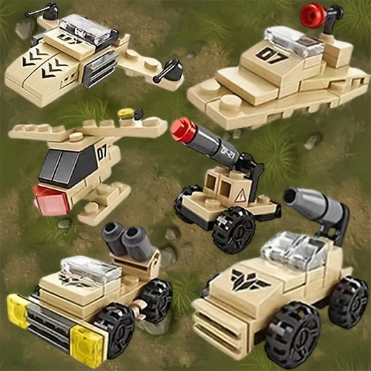 6in1 Missile Car Assembly Building Blocks - Educational Toys