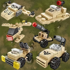 6in1 Missile Car Assembly Building Blocks - Educational Toys