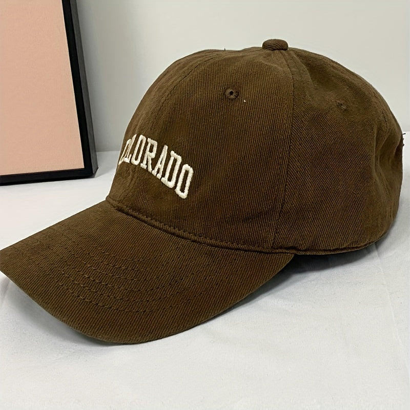 Adjustable Low Profile Baseball Cap Unstructured Cotton Dad Cap