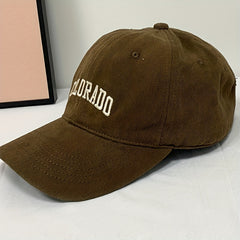 Adjustable Low Profile Baseball Cap Unstructured Cotton Dad Cap