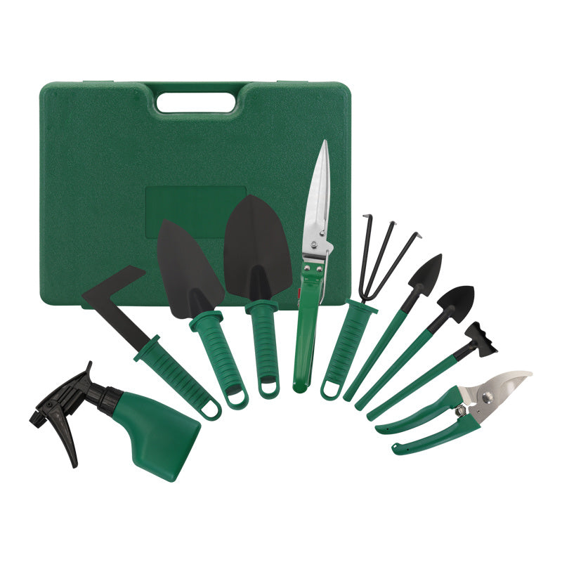 Stainless Steel Garden Tool Set for Pruning and Shoveling