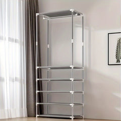 Modern Floor to Ceiling Coat Rack for Indoor Storage & Drying