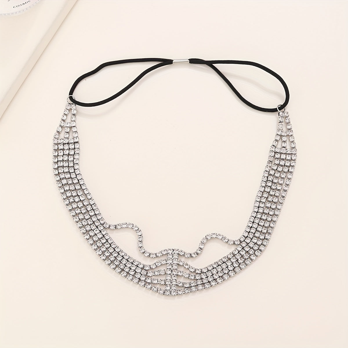 Rhinestone Headband Layer Head Jewelry Hair Accessories for Women