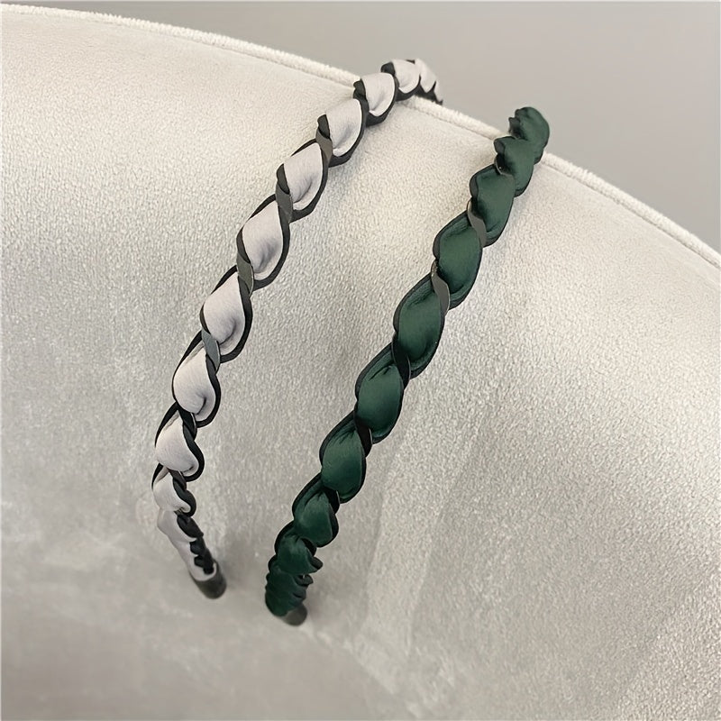 Wavy Cross Headband Sweet Spa Wash Face Make Up Headband