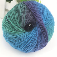 Icelandic Wool Dyed Yarn for Weaving 3-Roll Set 150g Soft Comfortable