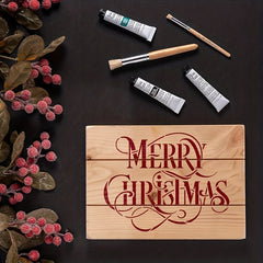 Large Christmas Stencil for Home Decor