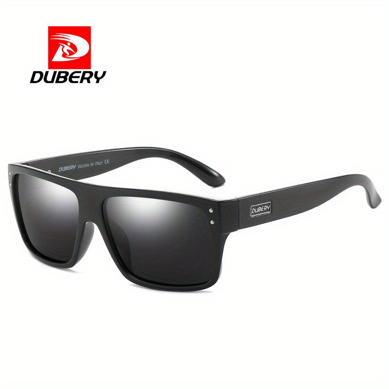 Men's Square Frame Sports Sunglasses Polarized Outdoor Cycling Fishing
