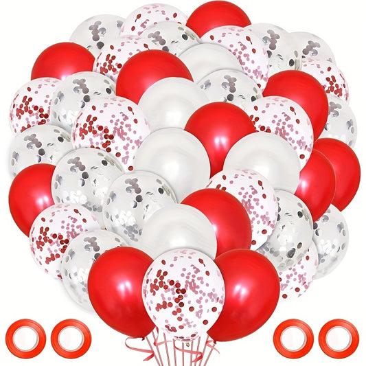 Red Balloon Confetti Baby Baptism Balloon Wedding Decor