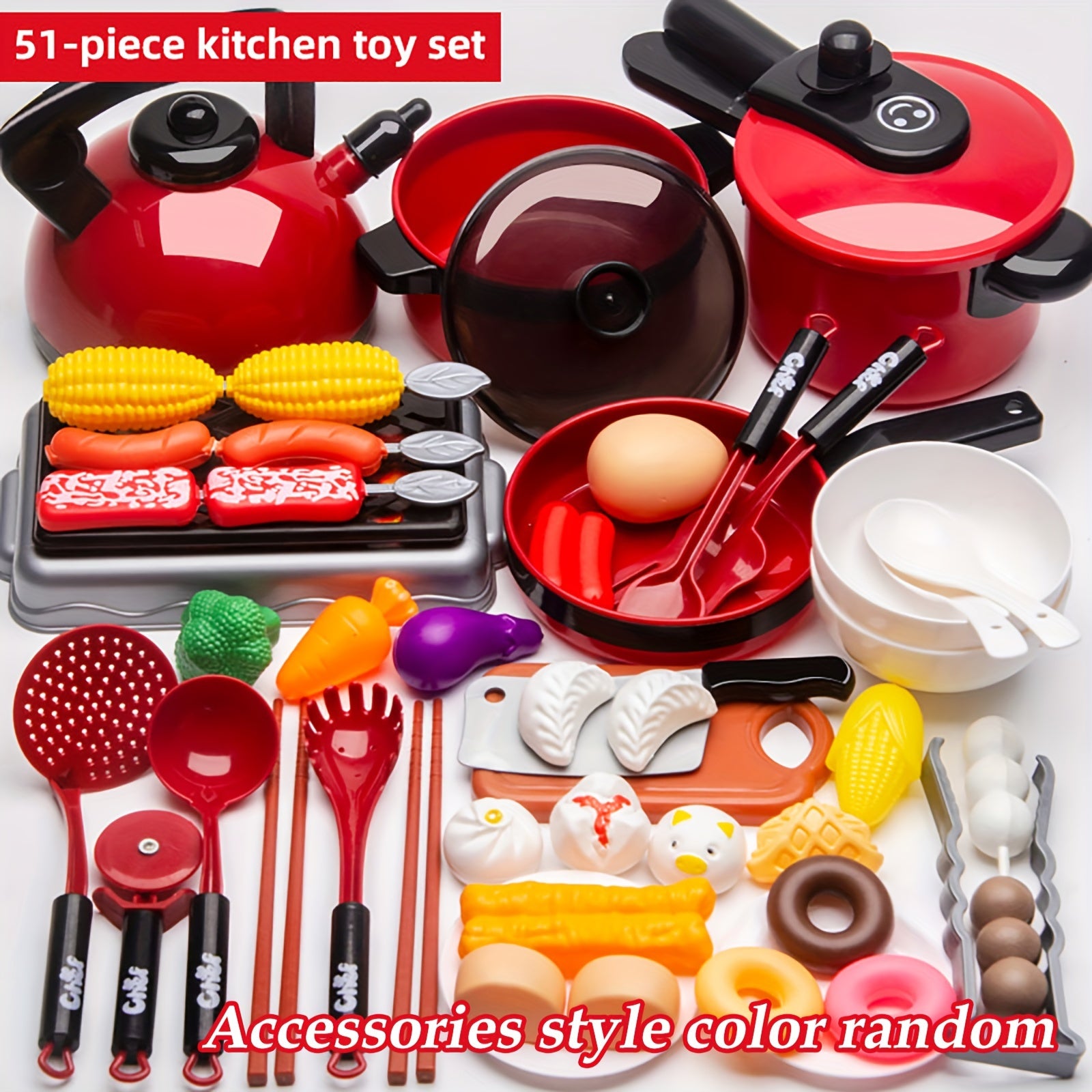 Kids Home Kitchen Toy Set Girl Baby Simulated Cooking Educational Toys