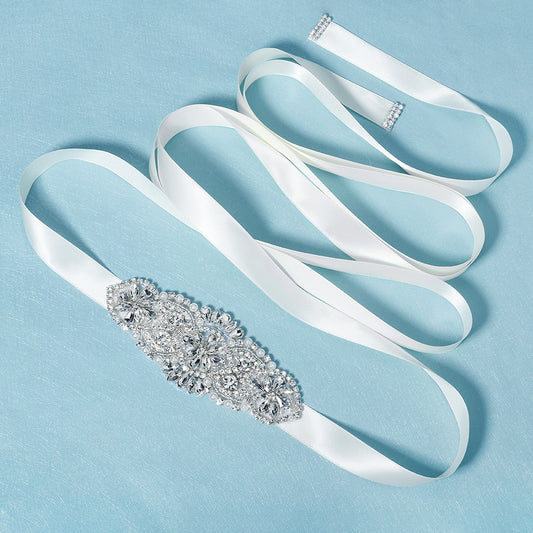 Rhinestone Bridal Belt Wedding Dress Sash