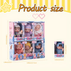 Winter Doll Set with Snowscape Playset & 6 Dolls - Ideal Gift for Kids