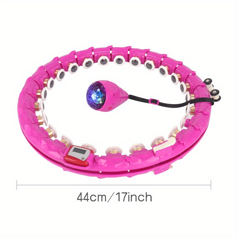 Smart Weighted Fitness Hoop for Waist Abdomen Training