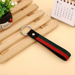 Keychain Rope Webbing Wristlet Unisex Couple Style Gift Pendant