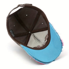 Mens Embroidered Baseball Cap in Multiple Colors